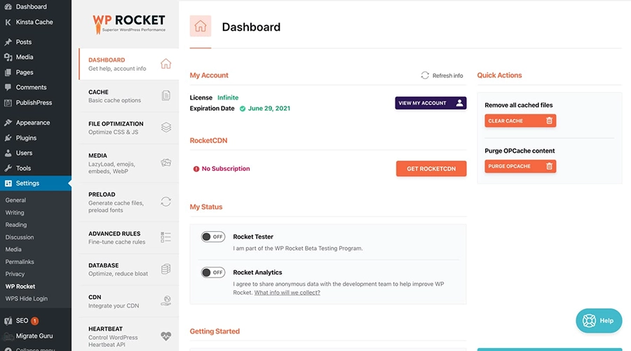 12 plugin-uri WordPress esențiale pentru dezvoltatori în 2026 3 WP Rocket